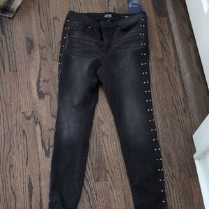 Scoop Black Studded Jeans